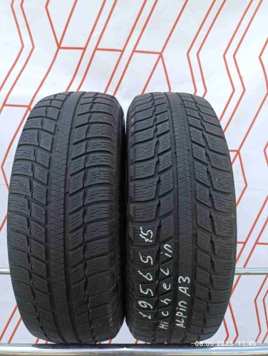 Шины Michelin Alpin A3 195/65 R15 -- б/у 6