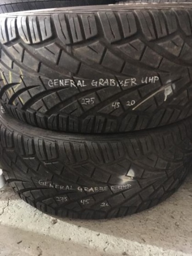 Шины General Tire Grabber UHP 275/45 R20 -- б/у 5