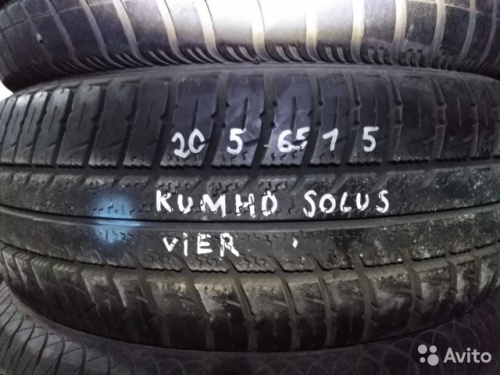 Шины Kumho Solus Vier KH21 205/65 R15 -- б/у 3