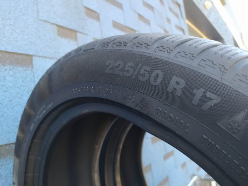 Шины Continental Conti Winter Contact TS830 P SSR 225/50 R17 -- б/у 6