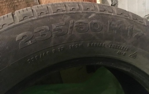 Шины Continental ContiCrossContact Winter 235/60 R17 102H б/у Уценка