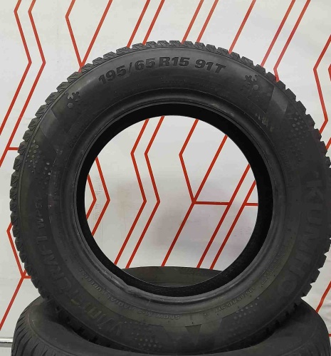 Шины Kumho WinterCraft WP51 195/65 R15 -- б/у 5